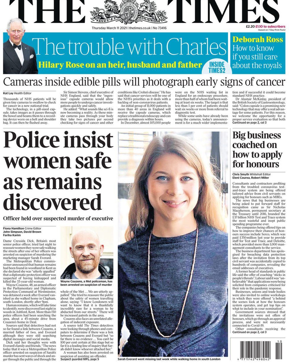 Σεξουαλική παρενόχληση, γυναικοκτονία Sarah Everard