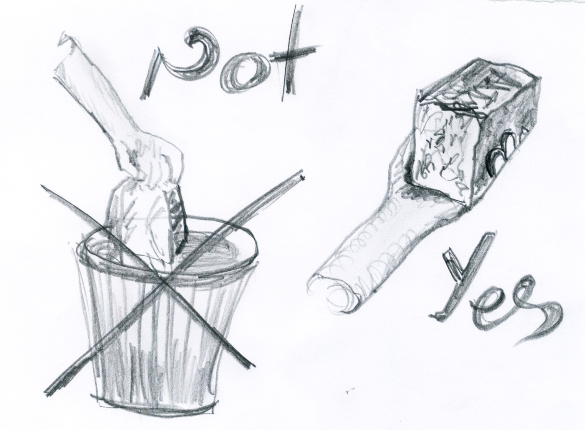 Σκίτσο από τον Οδηγό Επιβίωση