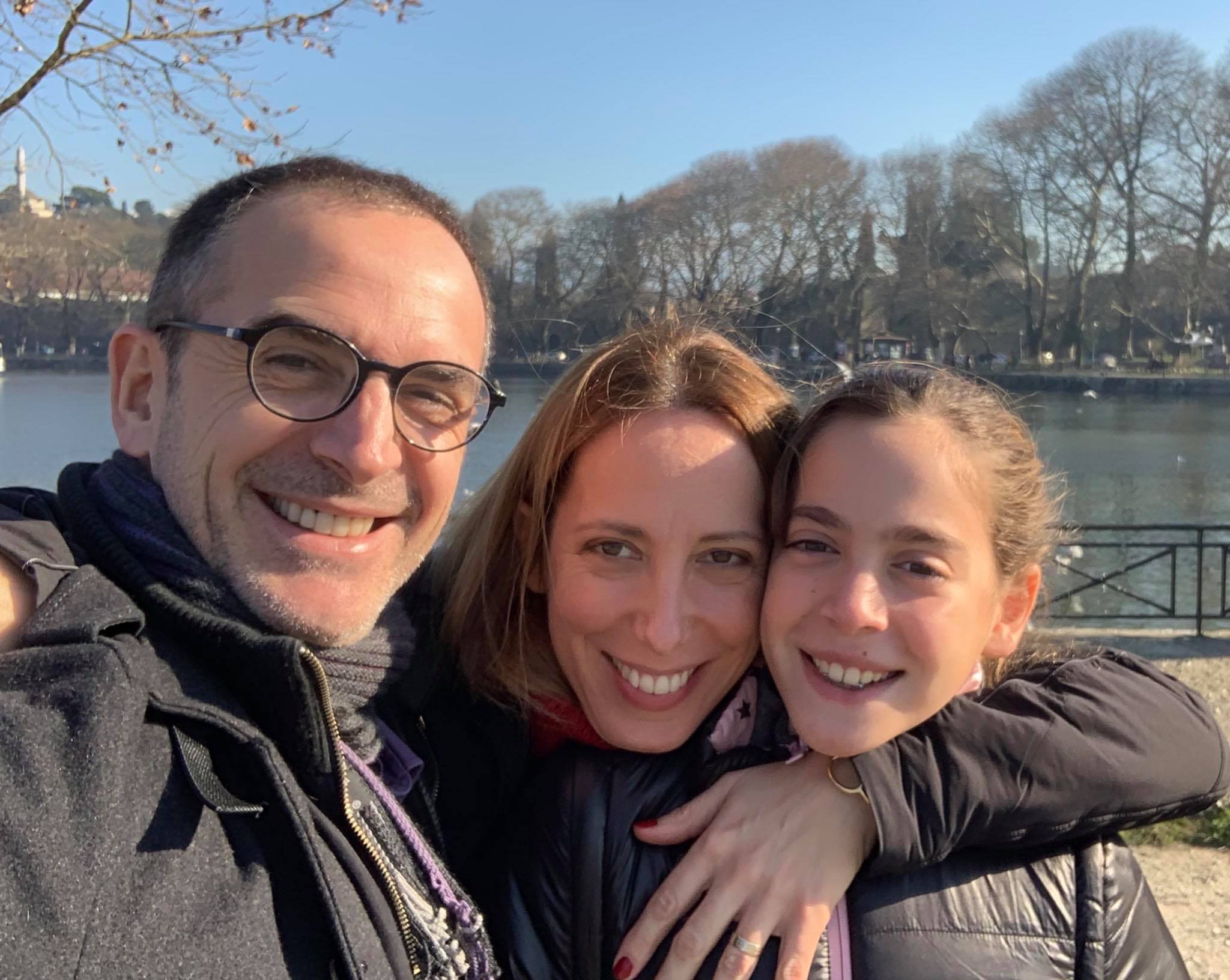 Κώστας Κρομμύδας και οικογένεια