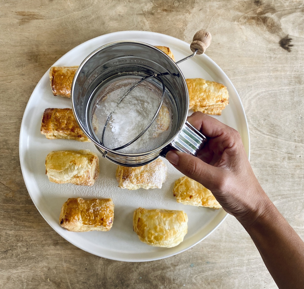 πασπάλισμα με άχνη