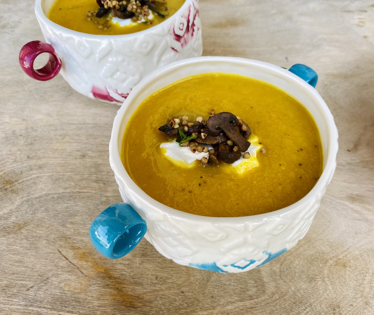 σούπα κολοκύθας με κουρκουμά