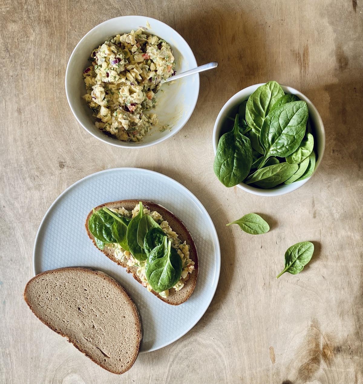 σάντουιτς αβγοσαλάτα