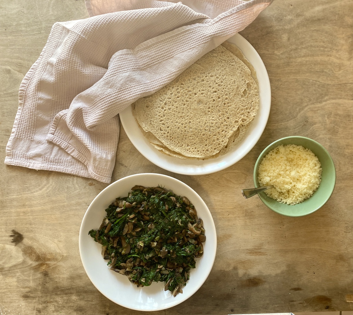 Συνταγή για αλμυρές γαλλικές κρέπες φαγόπυρου