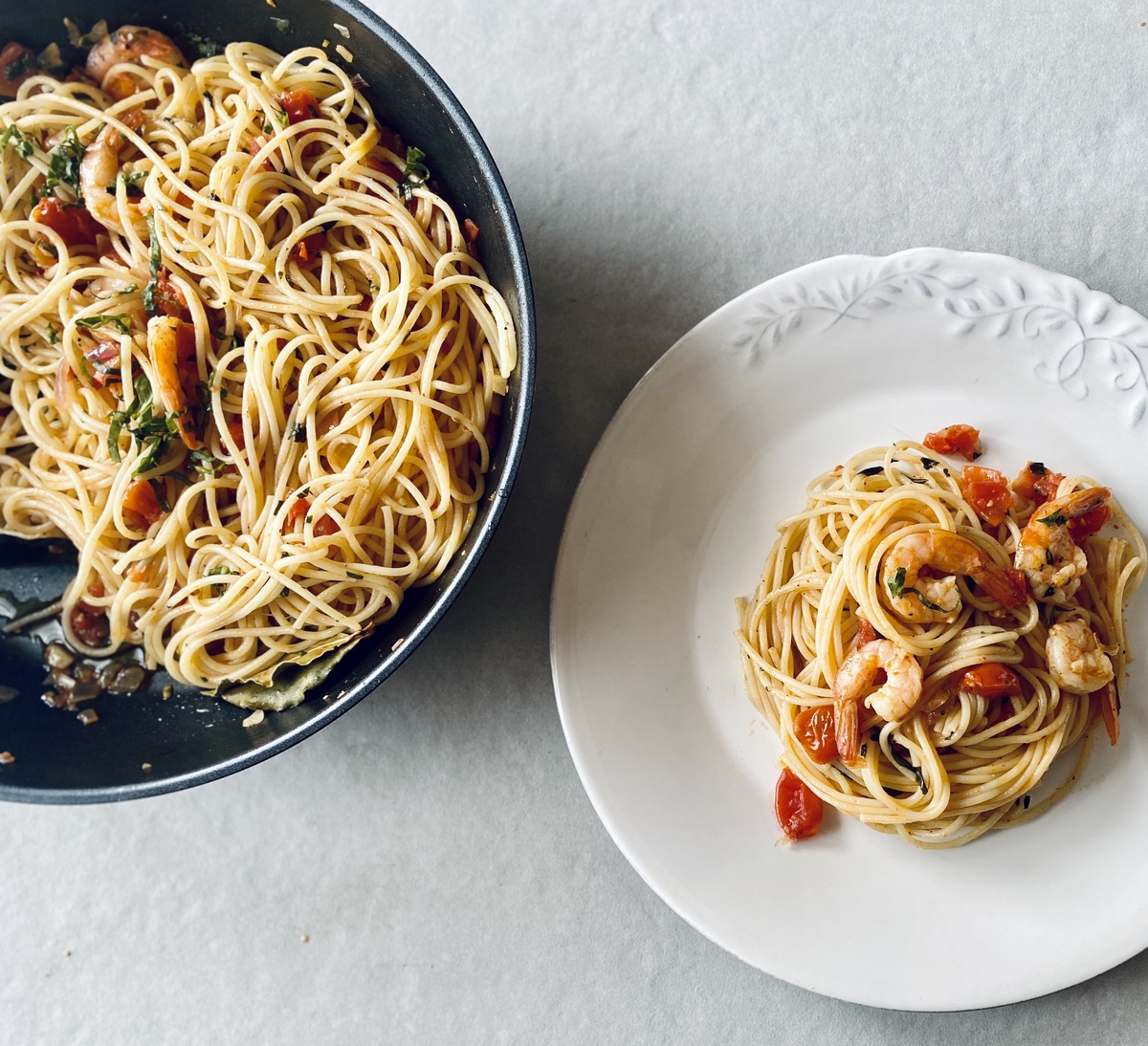 γαριδομακαρονάδα