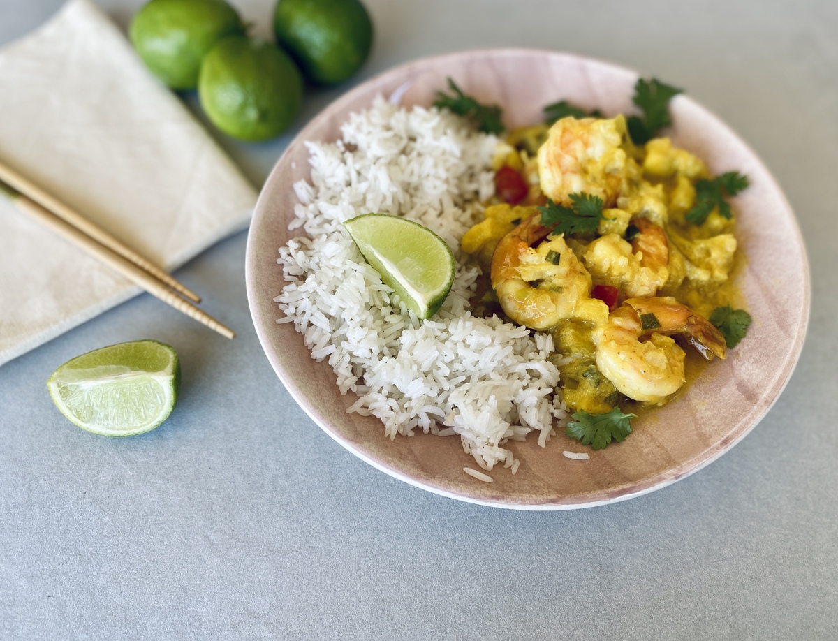 γαρίδες με κάρι