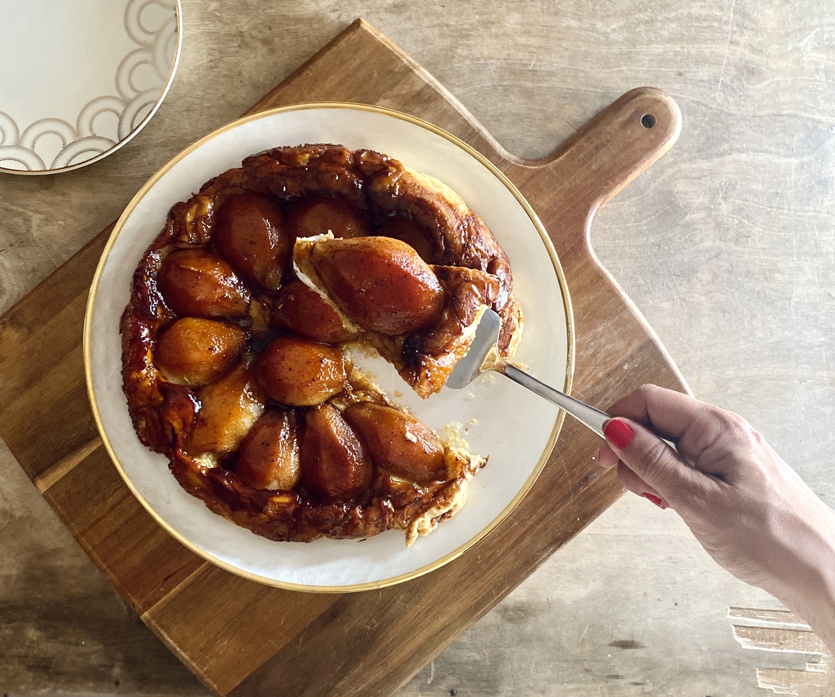 Tart Tatin με αχλάδι