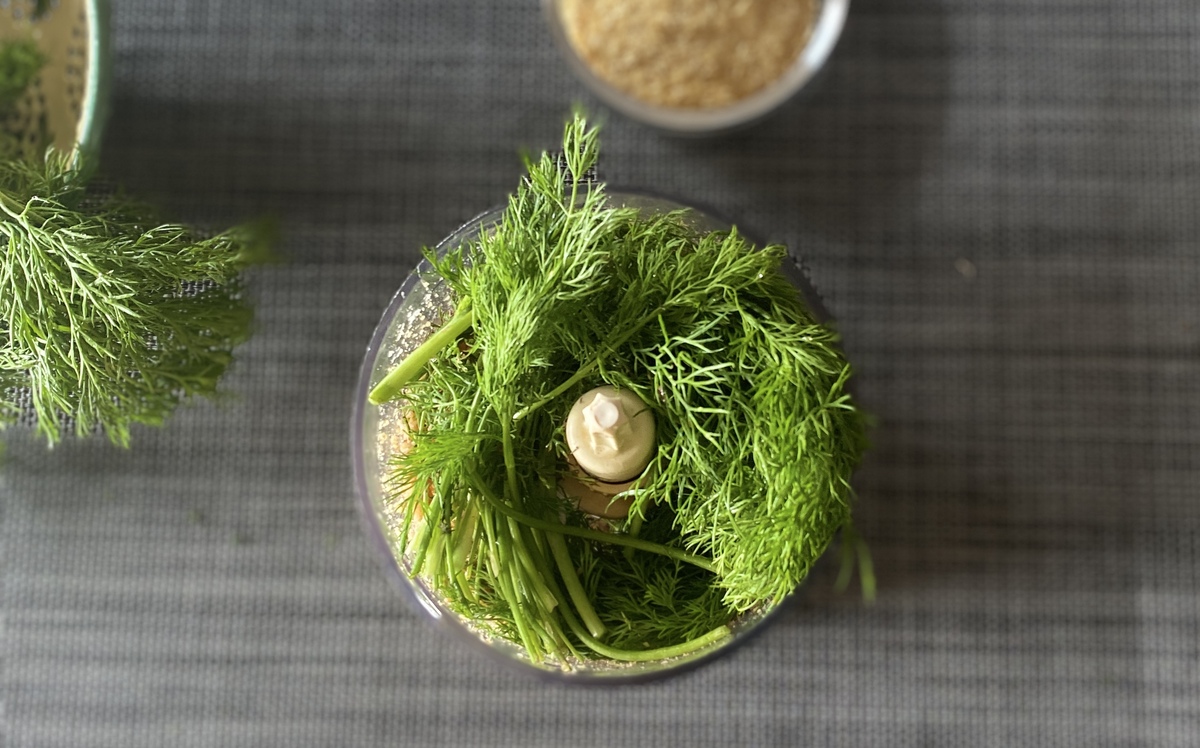 πέστο με άνηθο