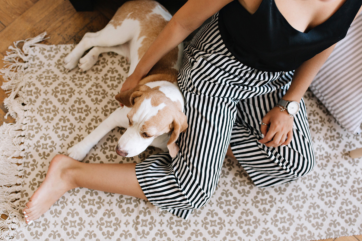 γυναίκα και σκύλος