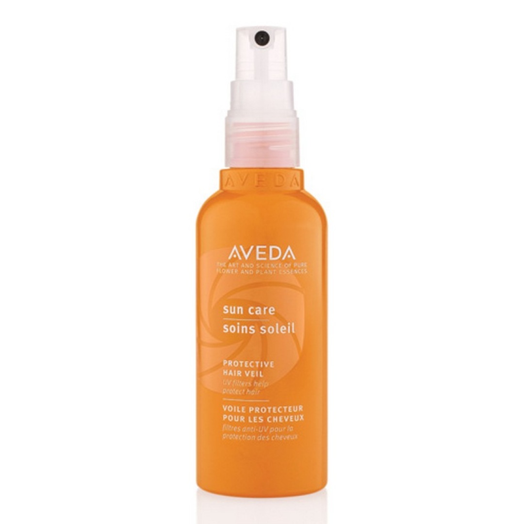 Sun care protective hair veil