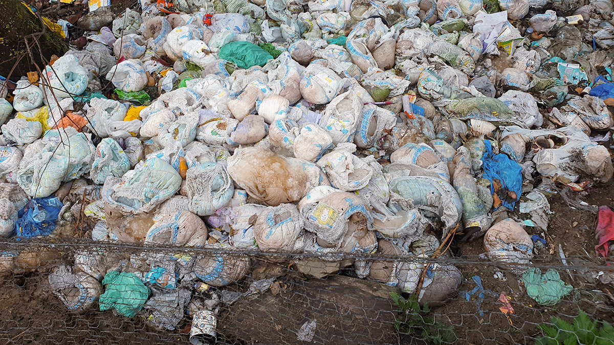 Οι χρησιμοποιημένες πάνες μπορούν να αποτελέσουν ένα φθηνό και χρήσιμο δομικό υλικό