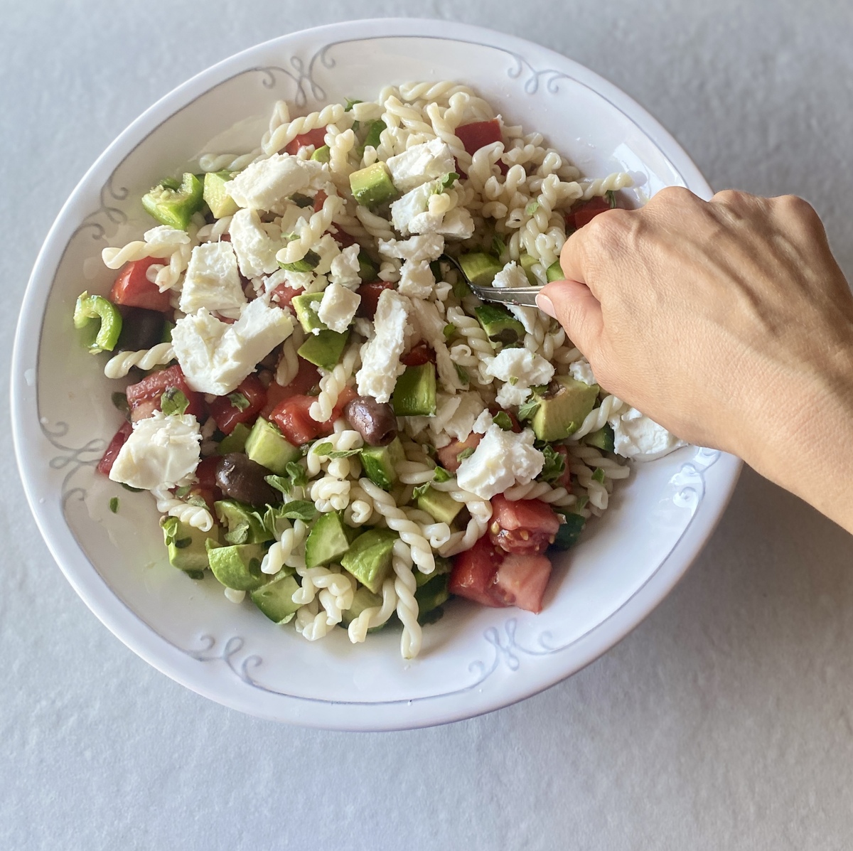 σαλάτα ζυμαρικών