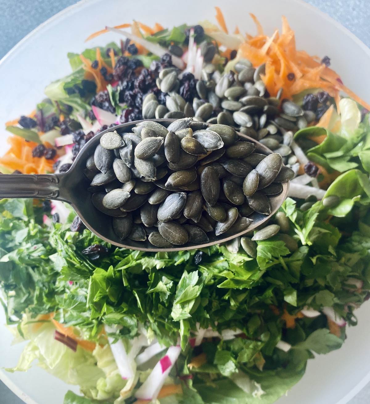 σαλάτα με σίδηρο