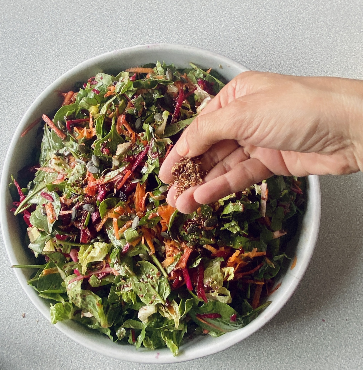 σαλάτα με σίδηρο