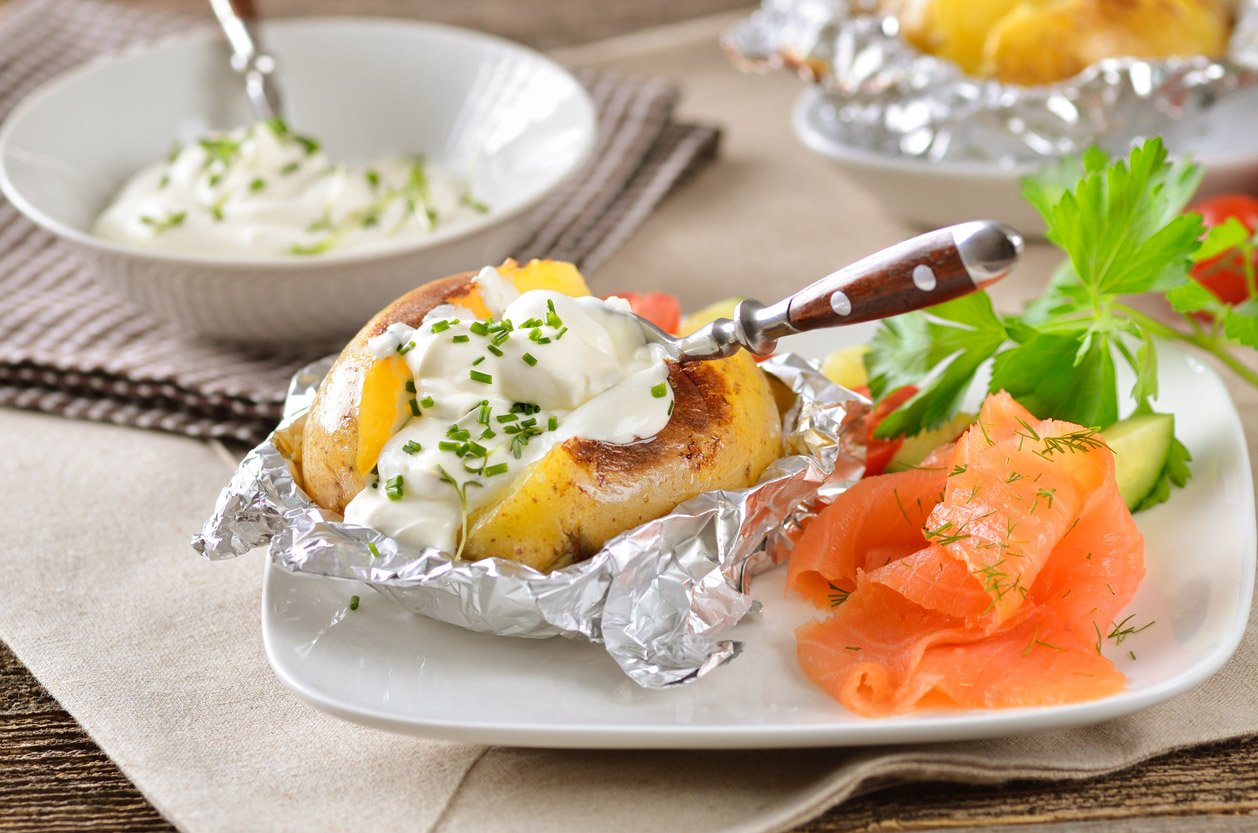 ψητή πατάτα