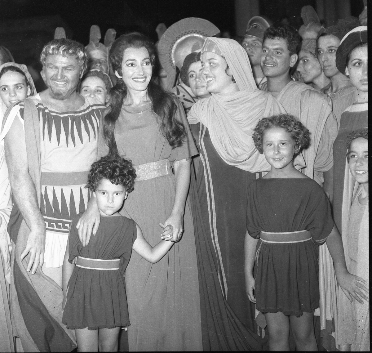 Η Μαρία Κάλλας ως Μήδεια στην Επίδαυρο.