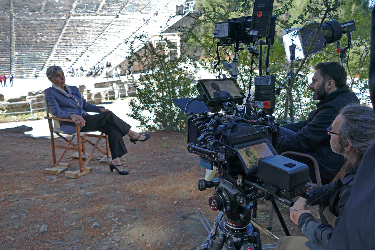 από τα γυρίσματα