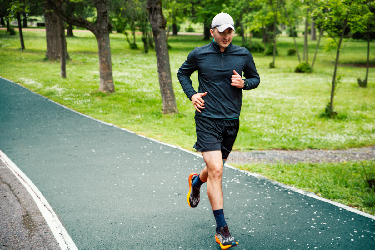 τρέξιμο στη βροχή