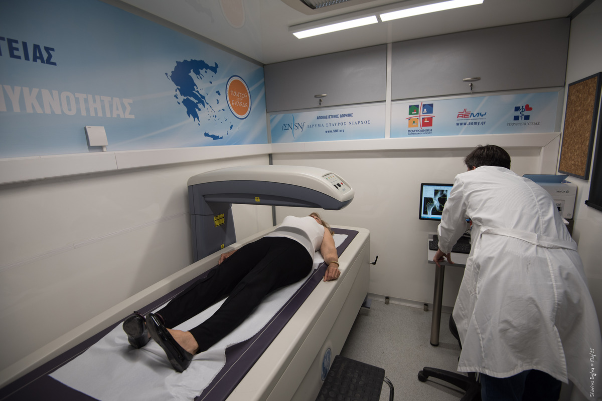 μέτρηση οστικής πυκνότητας