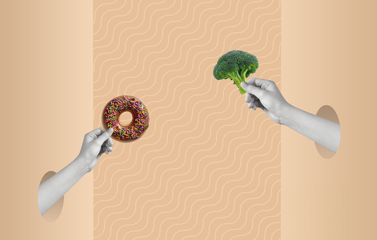 γλυκά vs. μπρόκολο