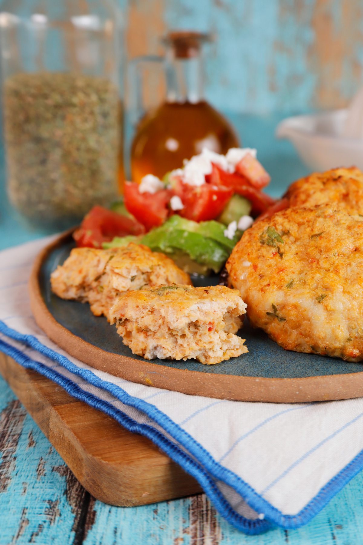 μπιφτέκια κοτόπουλο