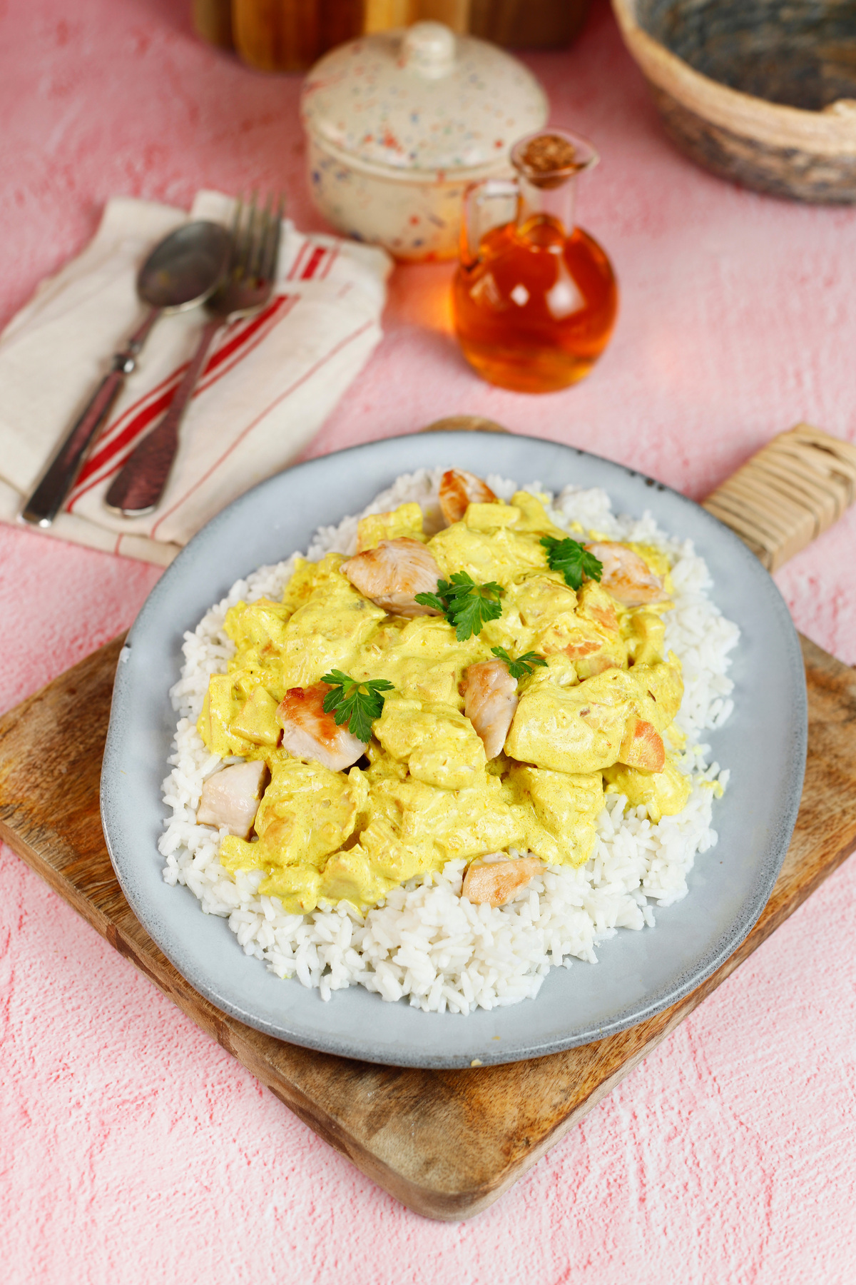 κοτόπουλο με κάρι