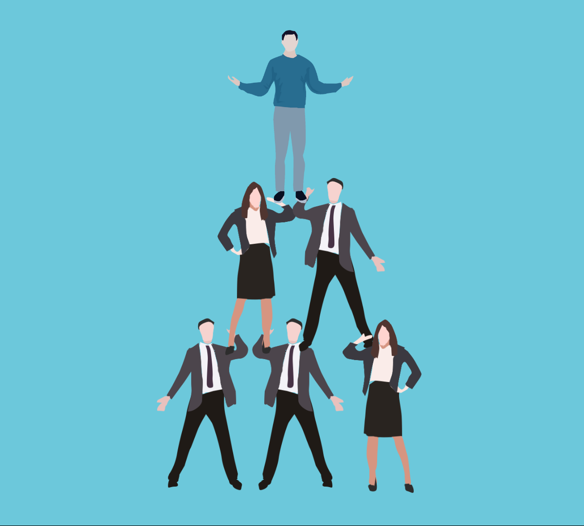 Εταιρικό μοντέλο επίπεδης ιεραρχίας