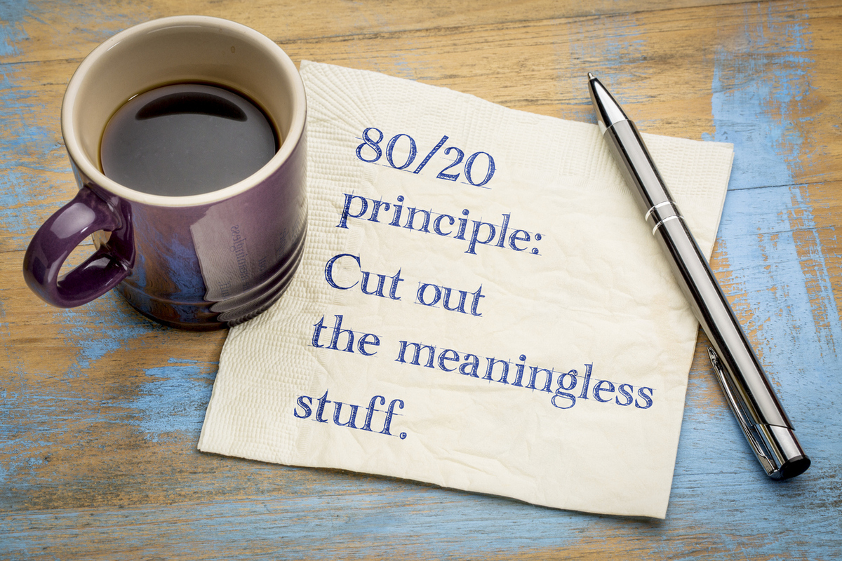 H αρχη του 80/20 και πως θα βελτιώσει τη ζωλη σου 