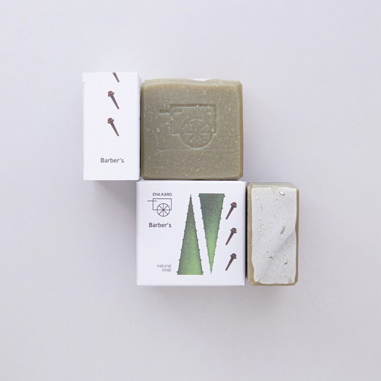 Barber's natural soap 