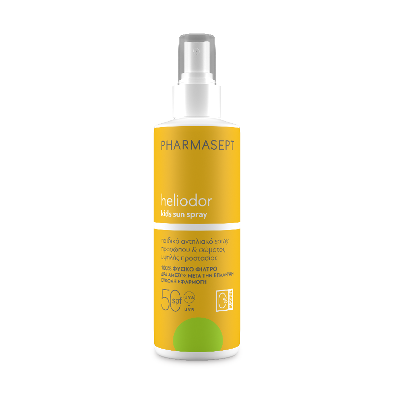 Heliodor Kids Sun Spray SPF50 ΓΙΑ ΠΡΟΣΩΠΟ-ΣΩΜΑ