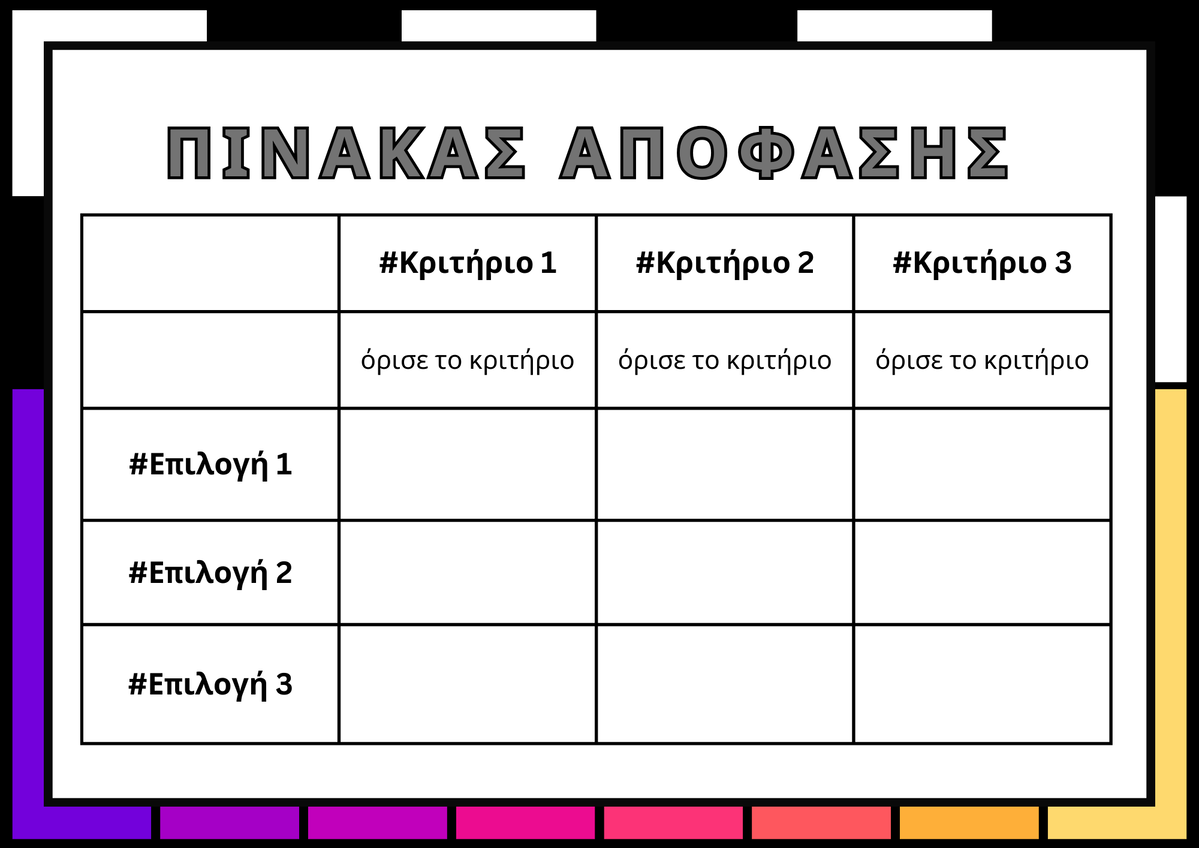 Η απλή μέθοδος που σε βοηθά να πάρεις τη σωστή απόφαση για την καριέρα σου