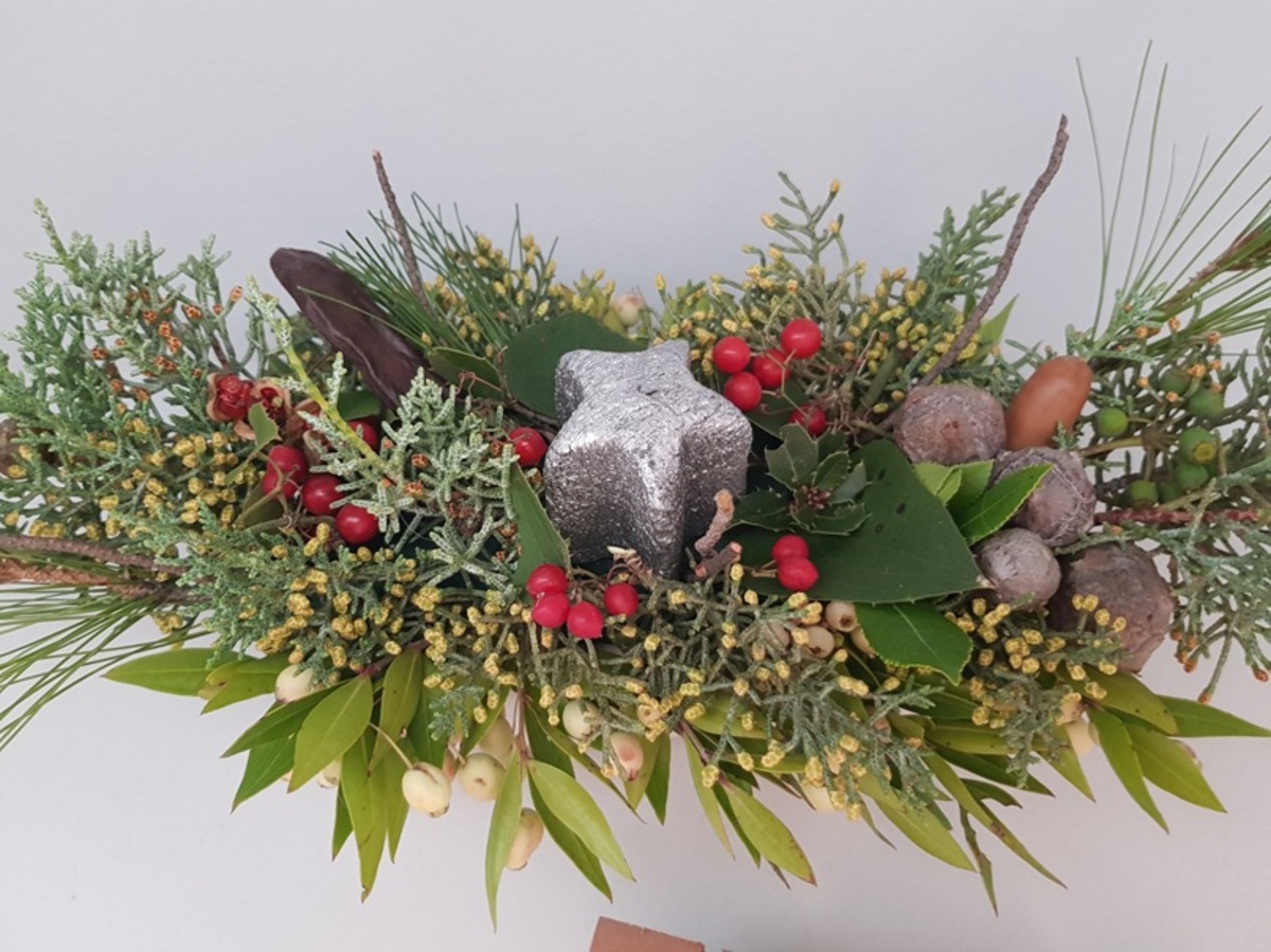 χριστουγεννιάτικο βάζο