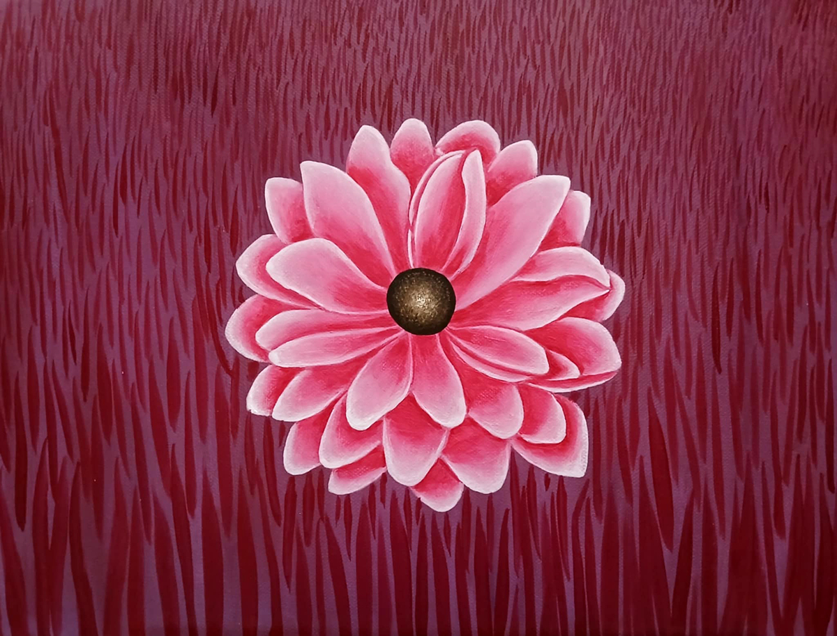 Ροζ λουλούδ