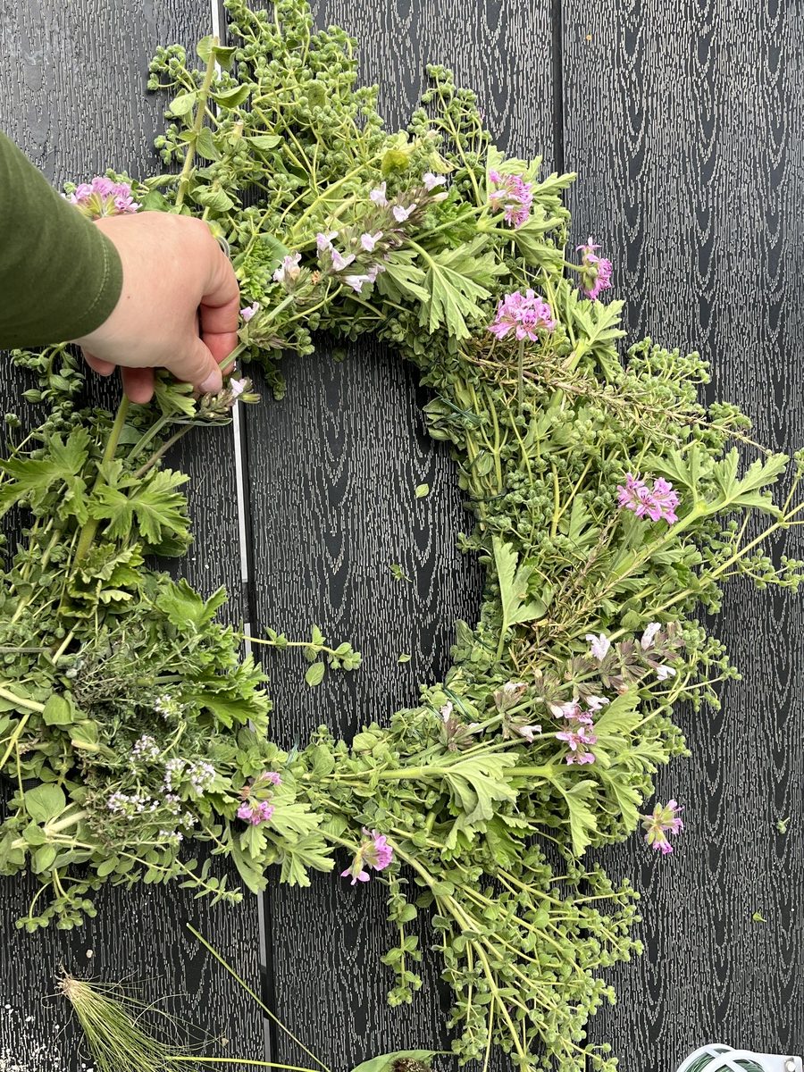 μαγιάτικο στεφάνι