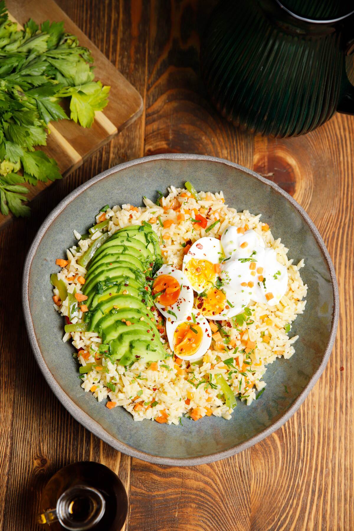 σαλάτα με κριθαράκι