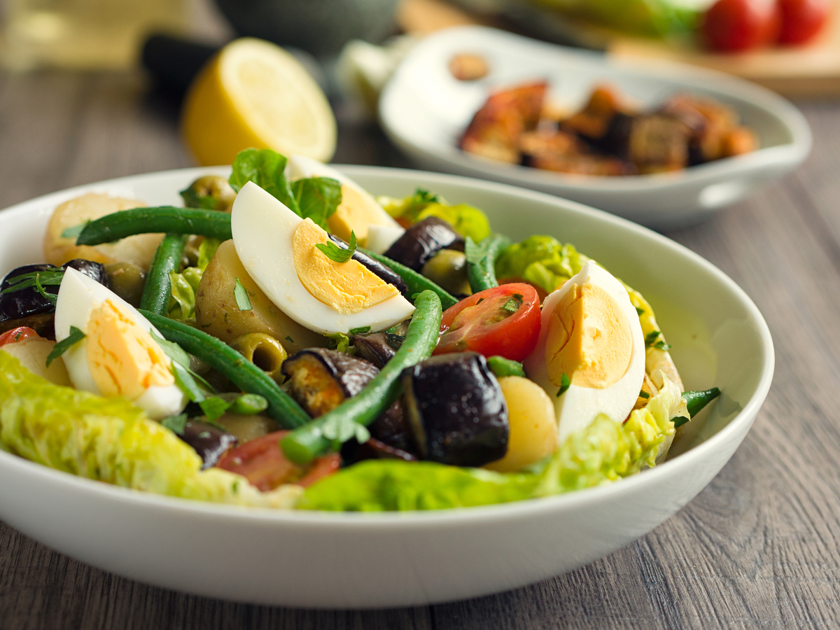 σαλάτα με αβγά