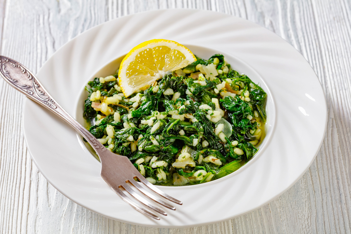 σπανακόρυζο