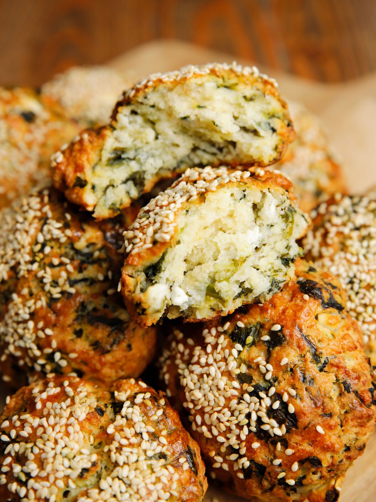 σπανακοψωμάκια