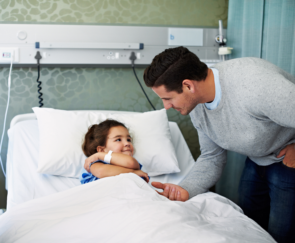 παιδί στο νοσοκομείο