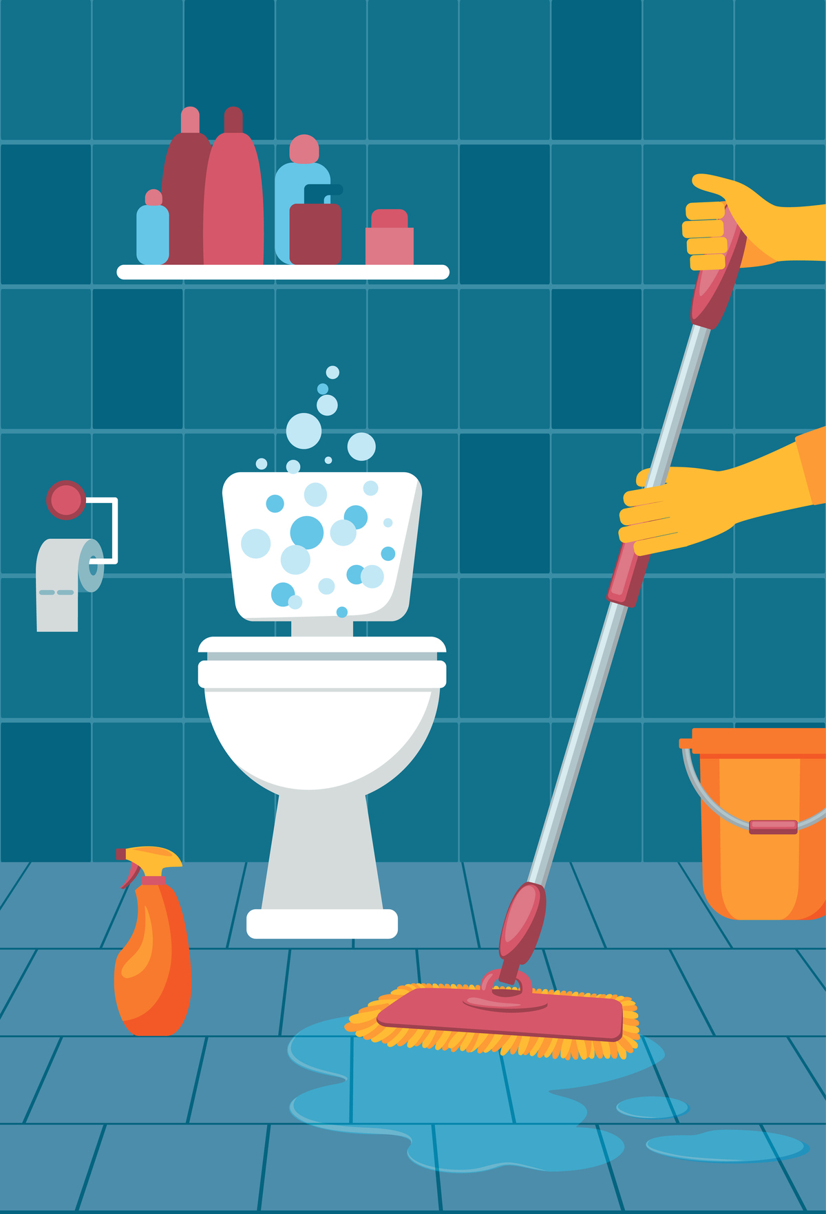 Καθαρίζεις σωστά το πάτωμα του μπάνιου σου;