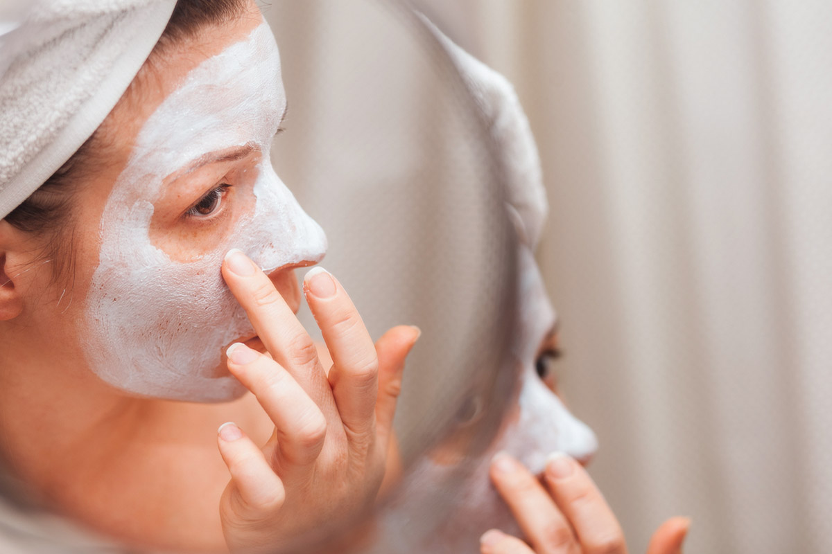 λάμψη, μάσκα