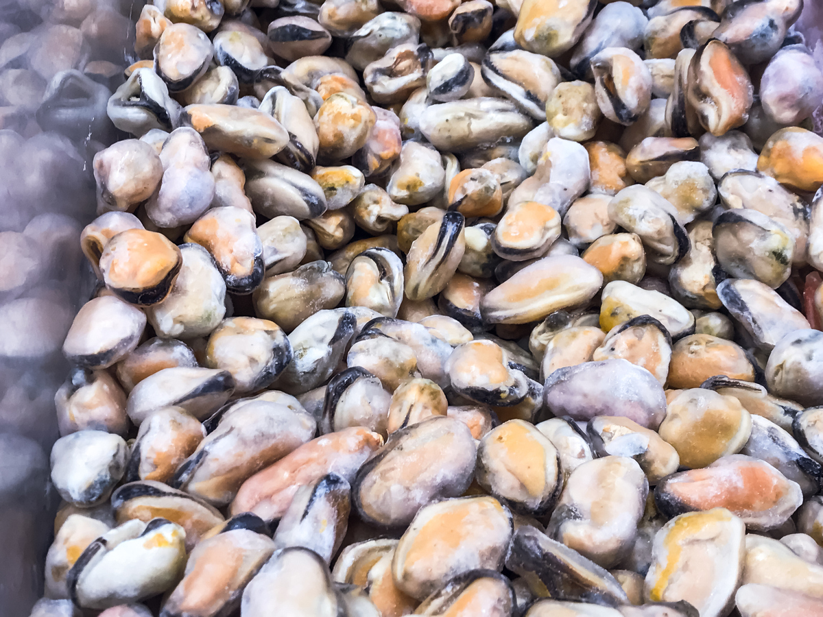 μύδια κατεψυγμένα