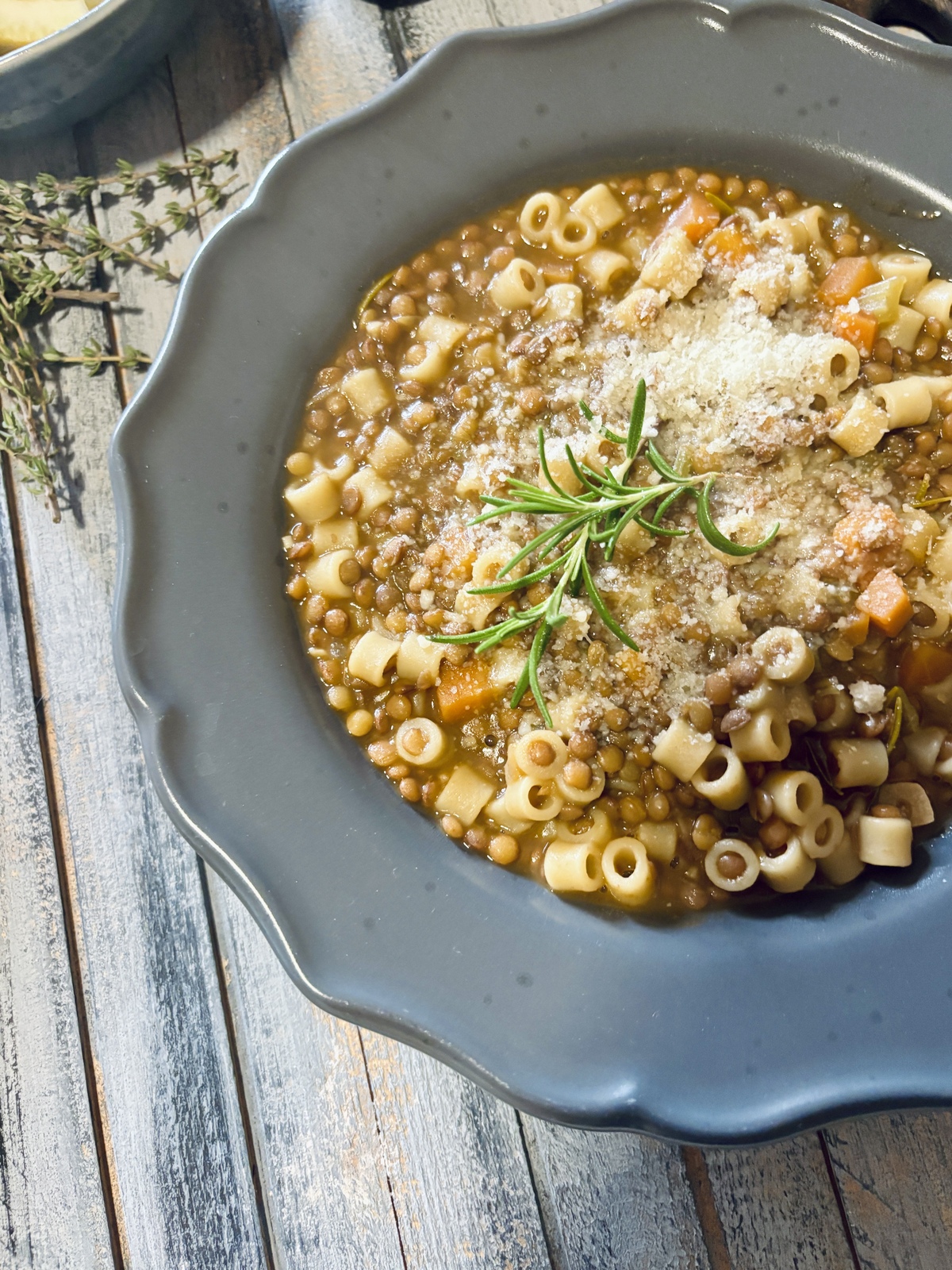 Συνταγή για φακές με μακαρονάκι από την Ιταλία