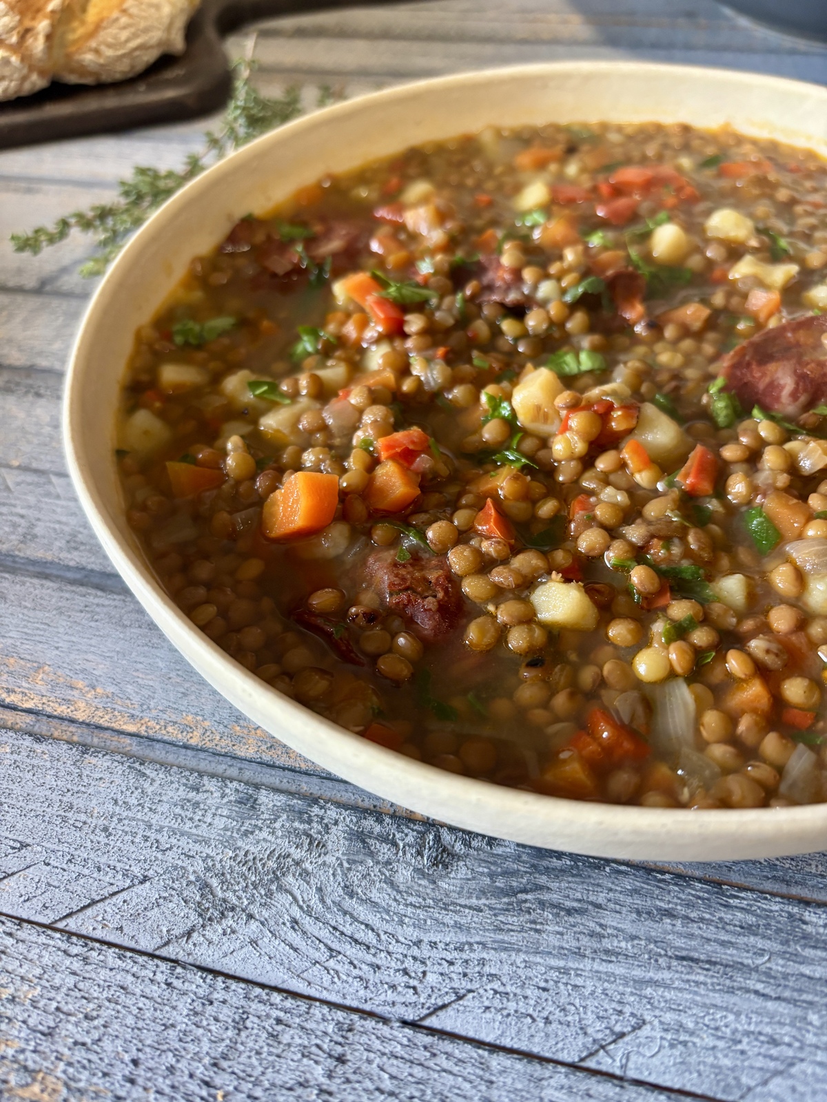 Συνταγή για φακές με τσορίθο από την Ισπανία