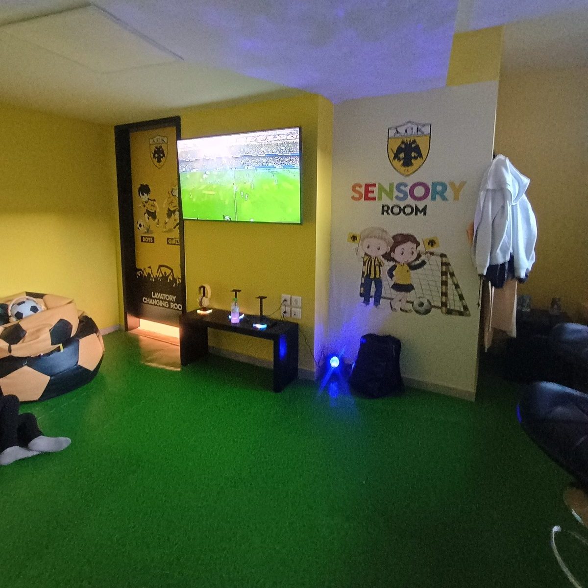 ΑΕΚ Sensory Room: Στο γήπεδο με τον γιο μου στο φάσμα του αυτισμού