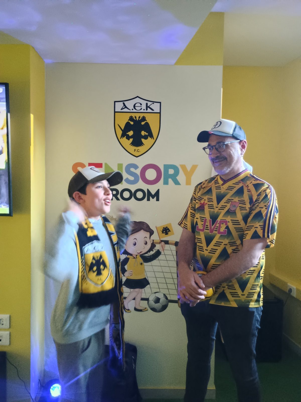 ΑΕΚ Sensory Room: Στο γήπεδο με τον γιο μου στο φάσμα του αυτισμού