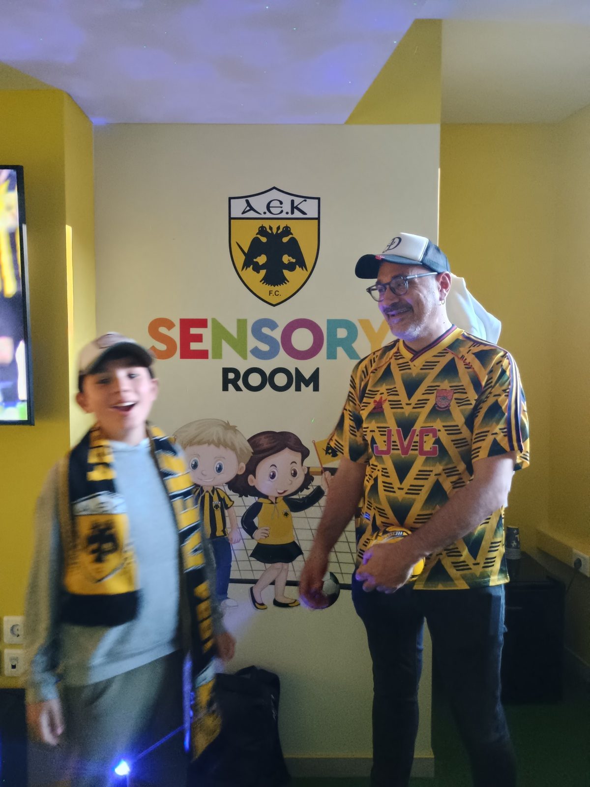 ΑΕΚ Sensory Room: Στο γήπεδο με τον γιο μου στο φάσμα του αυτισμού