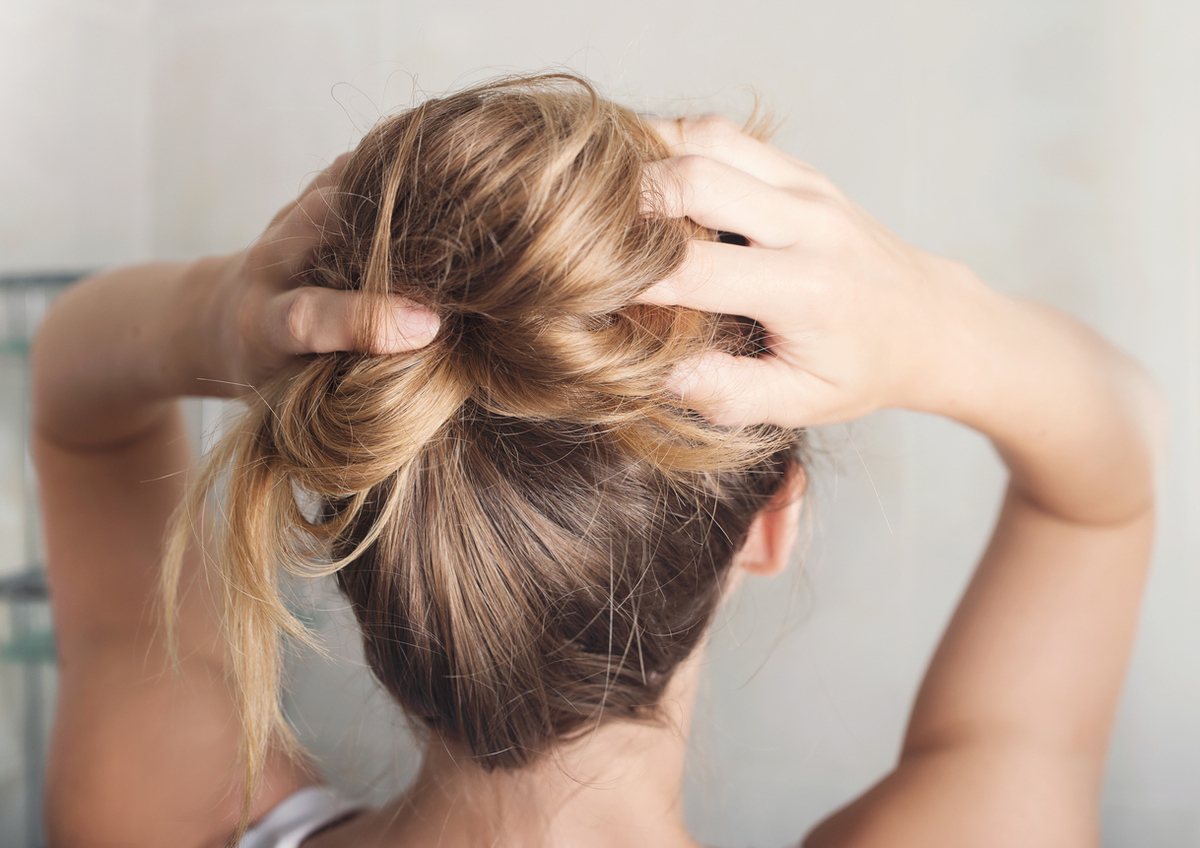 messy bun