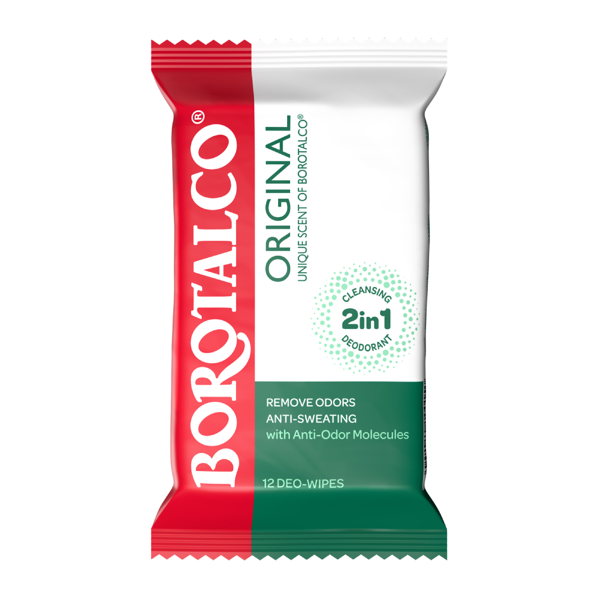 ORIGINAL DEO-WIPES 2 IN 1 