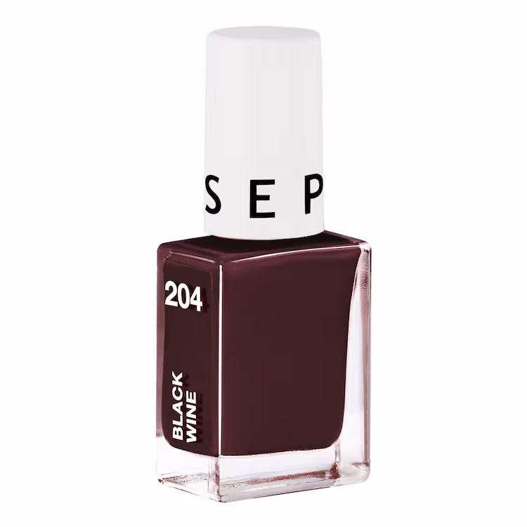 NAIL POLISH BLACK WINE 